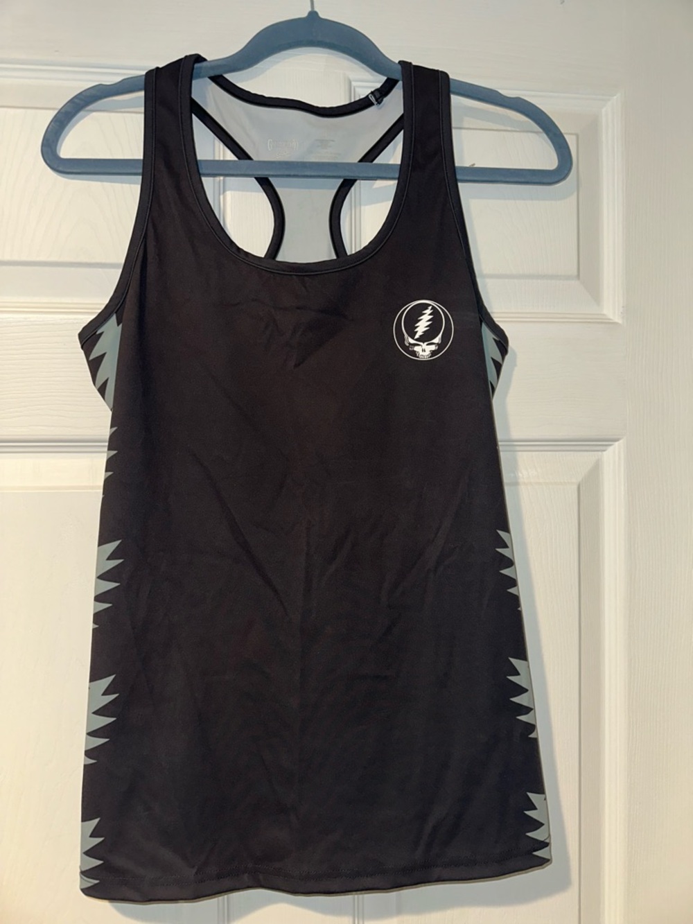 ***SOLD*** Grateful Dead x Section 119 Black and Light Blue Racerback Tank